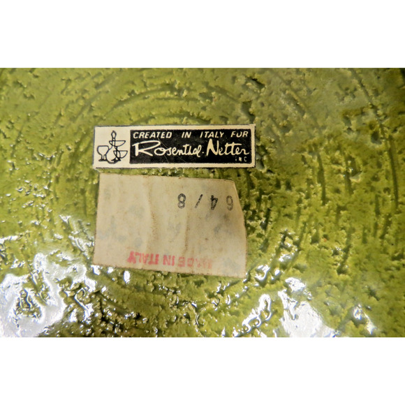 Italian Aldo Londi For Rosenthal Netter Ashtray 1964 Mid Century Italy MCM VTG - Picture 6 of 6